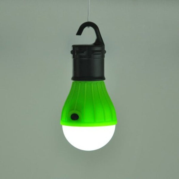 Portable Camping Tent Lamp Light With Hanging Hook Green