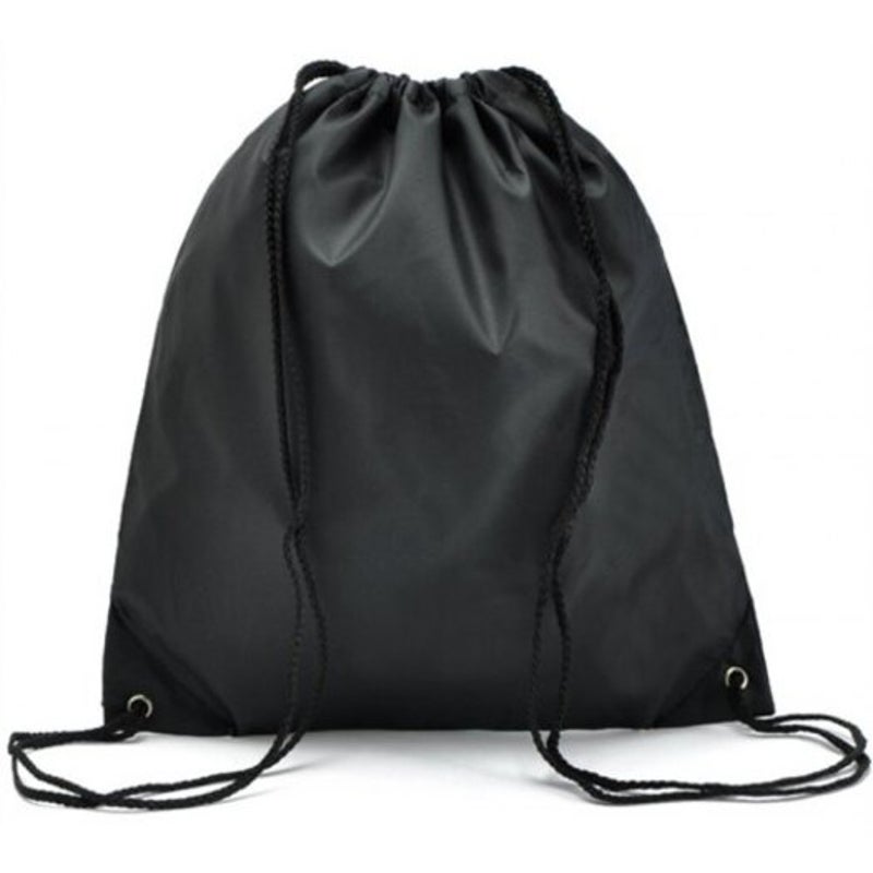 Canvas Nylon Drawstring Storage Bag Black Drawstring Bags