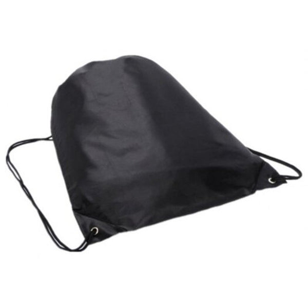 Canvas Nylon Drawstring Storage Bag Black Drawstring Bags