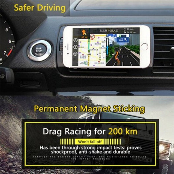 Mounts & Holders Portable Car Holder Magnetic Kitphone Gps Stand Bracket Black