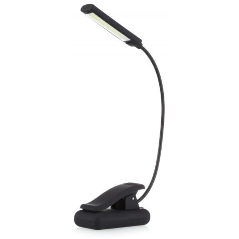 Clip On Book Lamp Flexible Light For Kids Reading Black Reading Lights