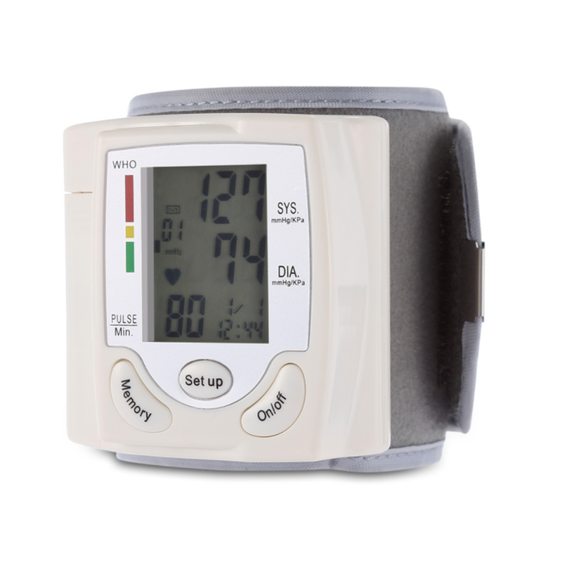 Digital Automatic Wrist Upper Arm Care Blood Pressure Monitor Blood Pressure Monitoring