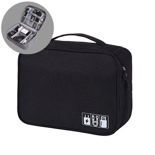 Digital Storage Bag Organiser For Usb Gear Cables Wires Charger Power Battery Bank Phone Cable Ties & Organisers