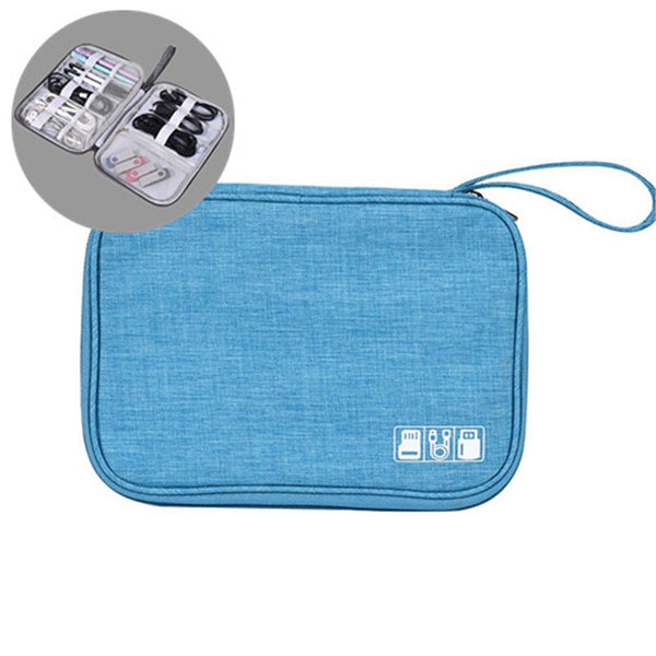 Digital Storage Bag Organiser For Usb Gear Cables Wires Charger Power Battery Bank Phone Cable Ties & Organisers