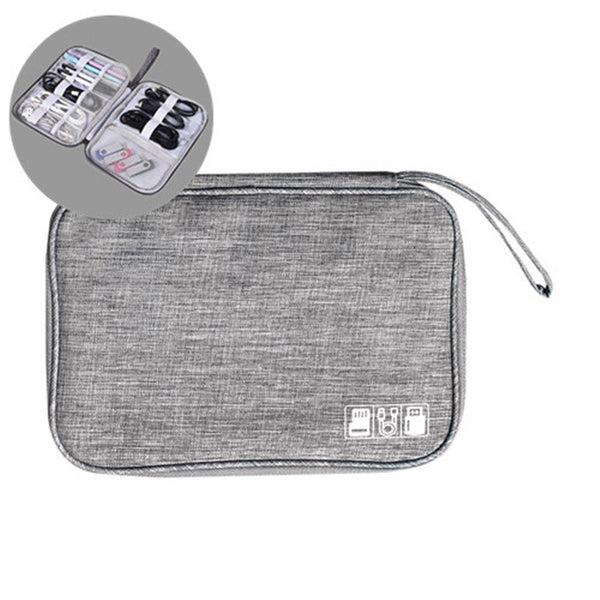 Digital Storage Bag Organiser For Usb Gear Cables Wires Charger Power Battery Bank Phone Cable Ties & Organisers