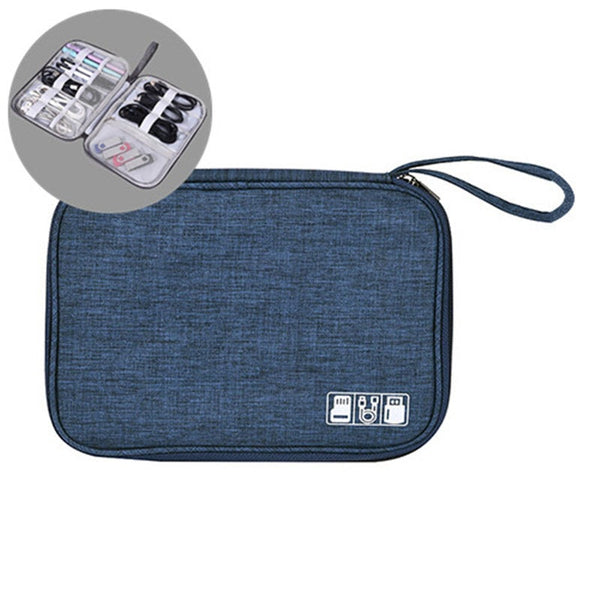 Digital Storage Bag Organiser For Usb Gear Cables Wires Charger Power Battery Bank Phone Cable Ties & Organisers