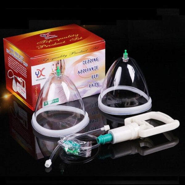 Manual Breast Enlargement Device Vacuum Pump Cup Massager Massagers
