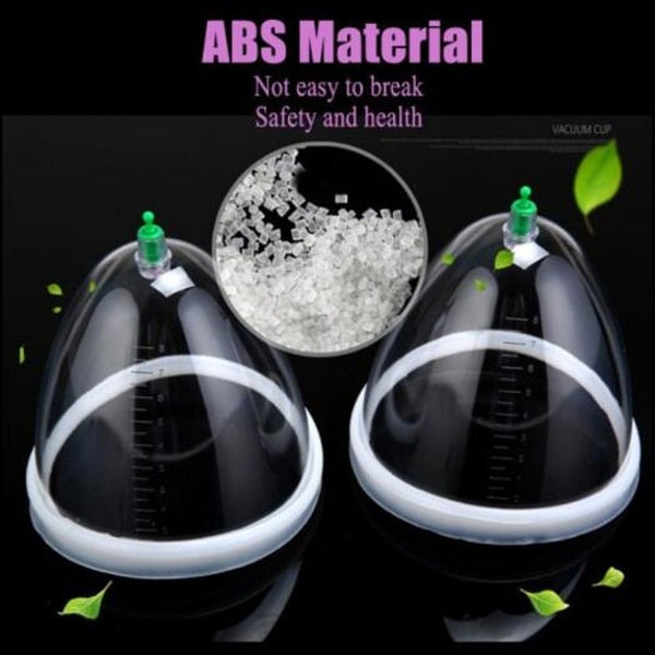 Portable Manual Breast Enlargement Device Vacuum Pump Cup Massager