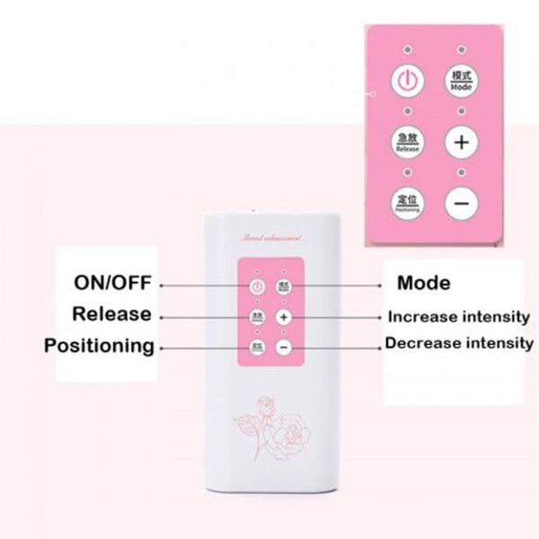 Electric Breast Enlargement Device Vacuum Pump Cup Massager Enhancing Massagers