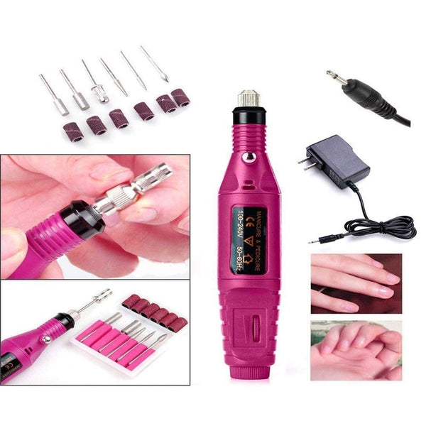Electric Nail Drill Professional Pen Shape Finger Toe Care Polishing Machine For Exfoliatingpolishingnail Removing Acrylic Tools Manicure & Pedicure T
