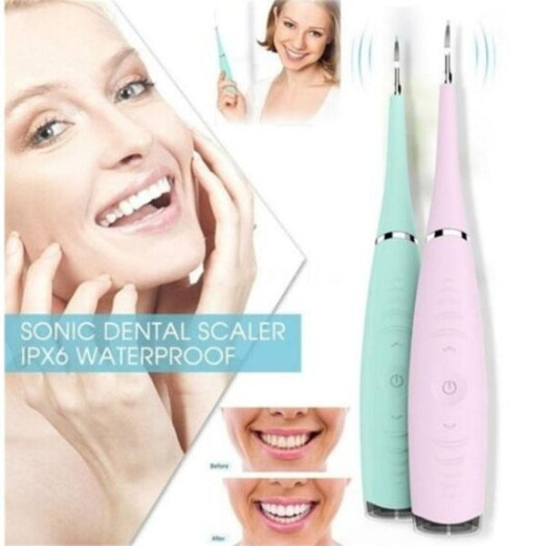Electric Sonic Tooth Cleaner Multi Function Toothbrush Calculus Remover Whiten Teeth Blue Electric Toothbrushes