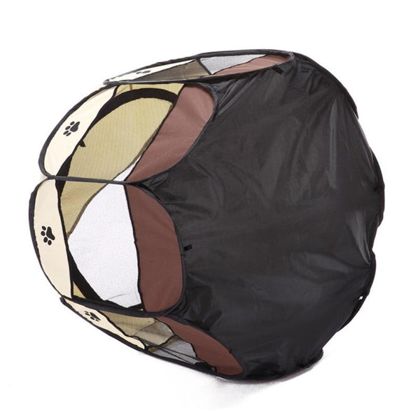 Fence Octagonal Pet Tent Folding Outdoor Cage Puppy Kennel For Dogs Cats Fences & Pens