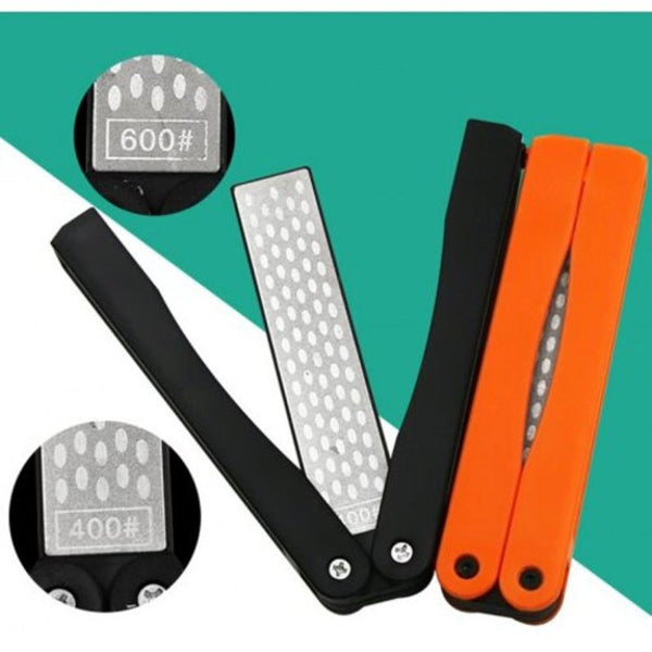 Folding Double Sided Sharpener Orange Sharpeners