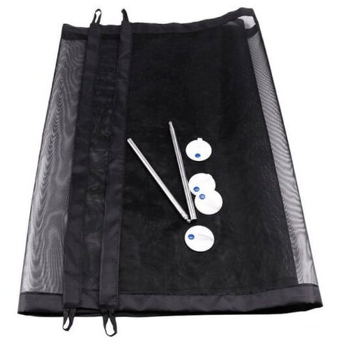 Folding Pet Isolation Fence For Organization Black Fences & Pens