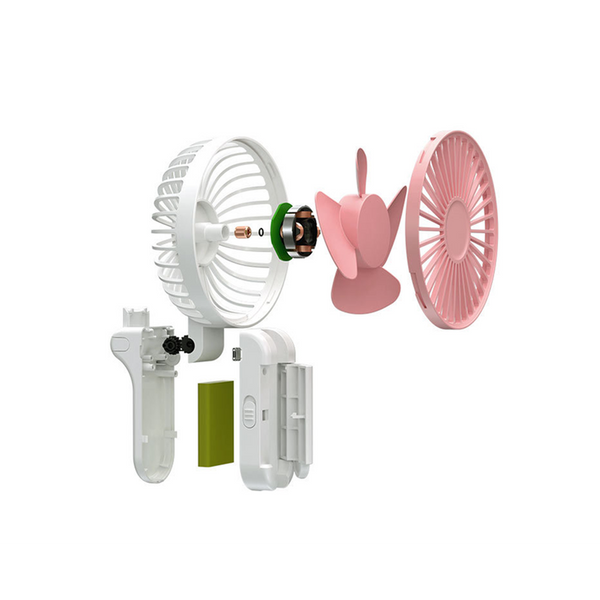 Handheld Held Rechargeable Small Fan Foldable Mini Pink Portable Fans