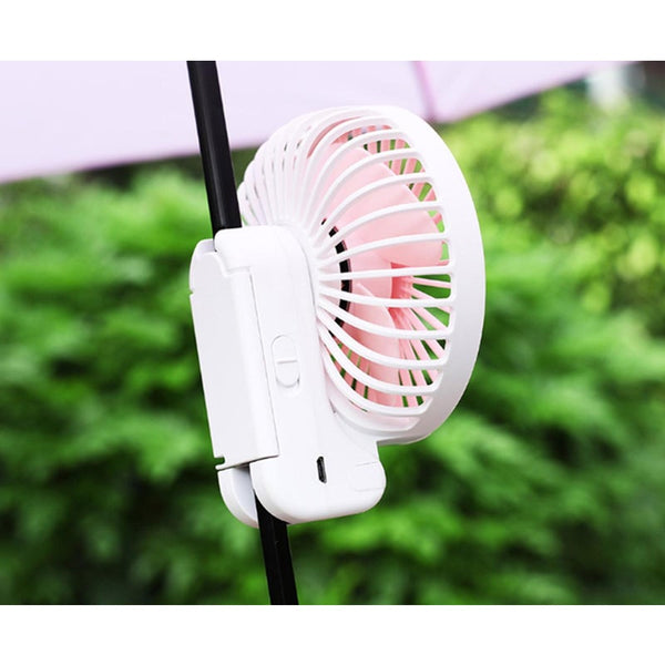 Handheld Held Rechargeable Small Fan Foldable Mini Pink Portable Fans