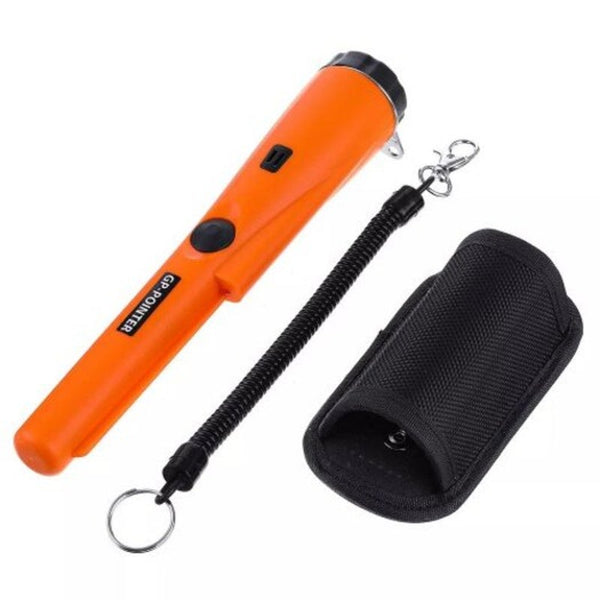Handheld Metal Detector Waterproof Pinpointer Pumpkin Orange Metal Detectors