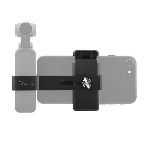 Handheld Mobile Phone Holder Fixing Clip Extension Mount Bracket Stand Set For Dji Osmo Pocket Gimbal Camera Accessories Black Mounts & Holders