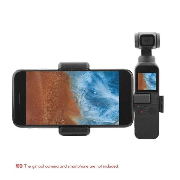 Handheld Mobile Phone Holder Fixing Clip Extension Mount Bracket Stand Set For Dji Osmo Pocket Gimbal Camera Accessories Black Mounts & Holders