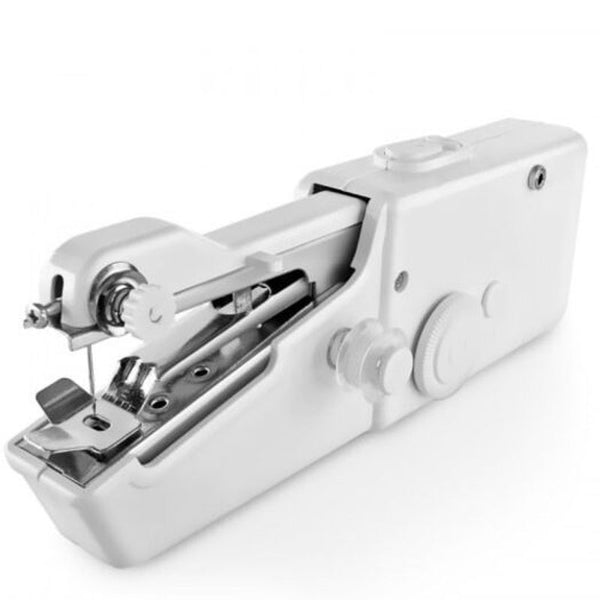 Portable Handy Stitch Battery Power Handheld Sewing Machine White