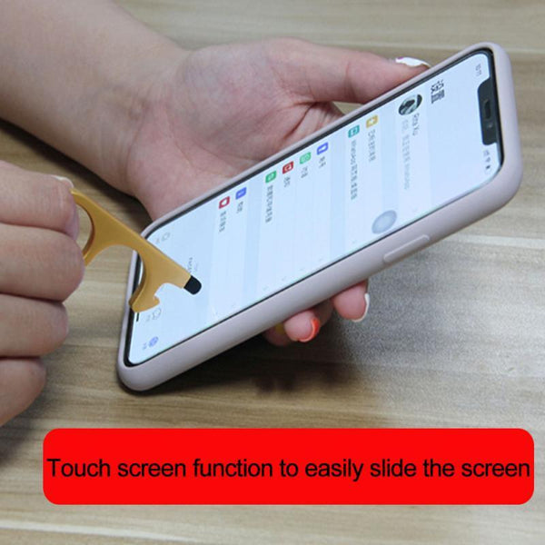 Multi Purpose Touch Tool Hygienic No Contact Keychain Other Safety & Protective Gear