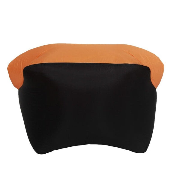 Inflatable Lazy Sofa Orange Inflatable Mattresses & Airbeds