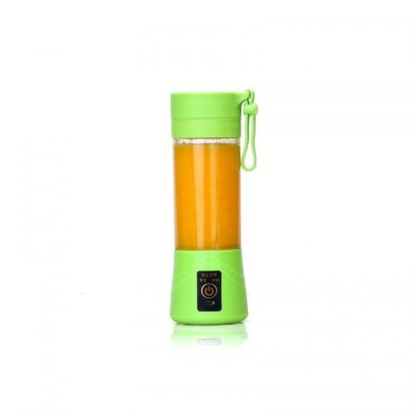 Portable Juicer Blender Electric Usb Rechargeable Fruit Cut Green