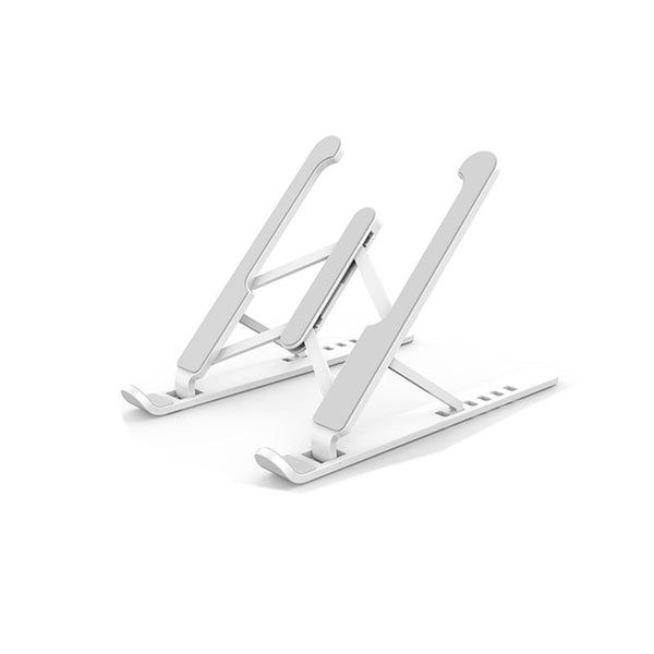 Laptop Stand Foldable Support Base Notebook For Macbook Pro Holder Cooling Pad White Stands Holders & Car Mounts