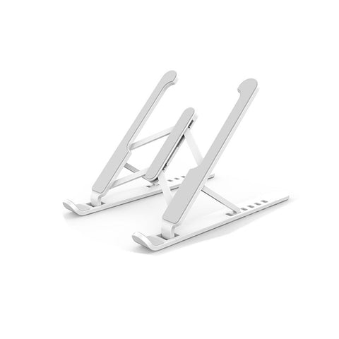 Laptop Stand Foldable Support Base Notebook For Macbook Pro Holder Cooling Pad White Stands Holders & Car Mounts