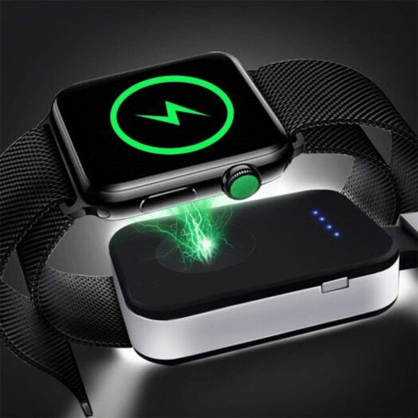 Mag Netic Wireless Usb Charger 950Mah For Apple Watch Series 4 / 3 2 1 Black Chargers & Docking Stations