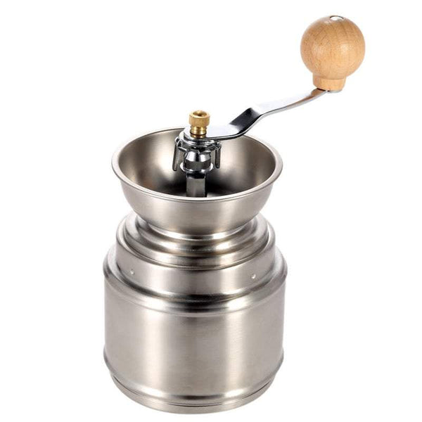 Hand Crank Coffee Grinder Manual With Burr Stainless Steel Bean Pepper Mill Tool Coffee Grinders