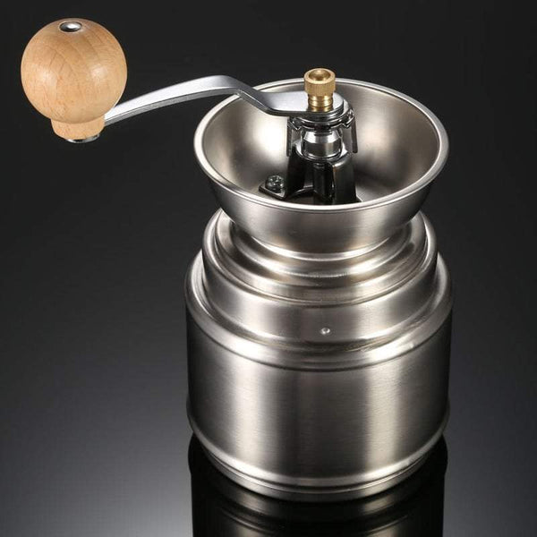 Hand Crank Coffee Grinder Manual With Burr Stainless Steel Bean Pepper Mill Tool Coffee Grinders