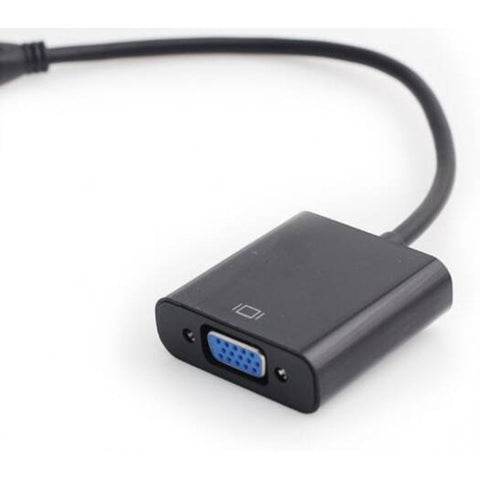 Micro Hdmi To Vga Adapter Black Monitor/Av Cables & Adapters