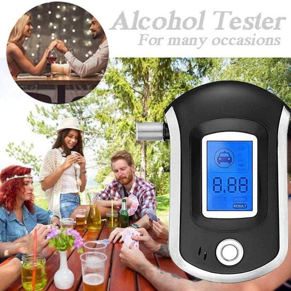 Breathalysers Portable Mini Alcohol Tester With Digital Lcd Display Electronic Breathalysers