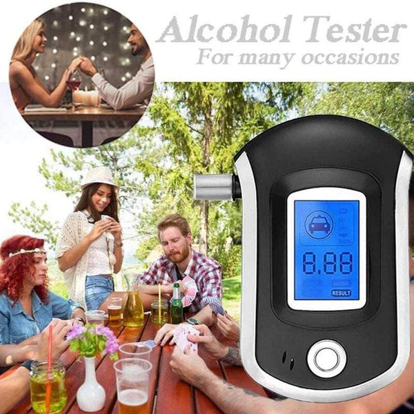Breathalysers Portable Mini Alcohol Tester With Digital Lcd Display