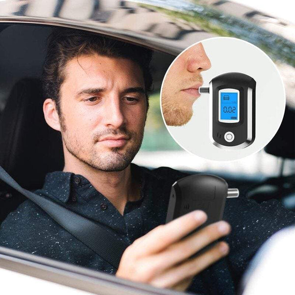 Breathalysers Portable Mini Alcohol Tester With Digital Lcd Display Electronic Breathalysers