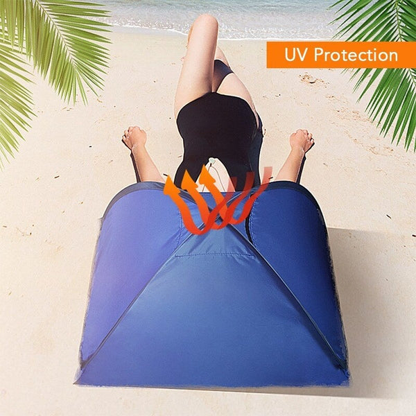 Portable Mini Beach Sun Shade Canopy Instant Outdoor Tent Shelter With Carry Case