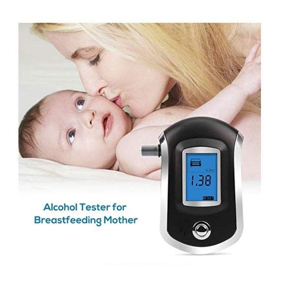 Breathalysers Portable Mini Alcohol Tester Digital Battery Power Detector With Lcd Display Electronic Breathalysers