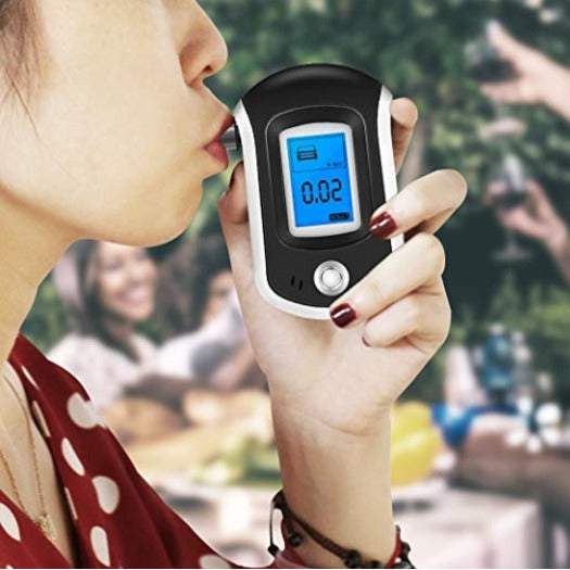 Breathalysers Portable Mini Alcohol Tester Digital Battery Power Detector With Lcd Display Electronic Breathalysers