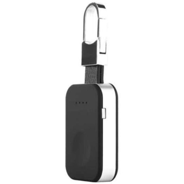 Mini Key Chain Fast Wireless Charger For Apple Watch Black Chargers & Docking Stations