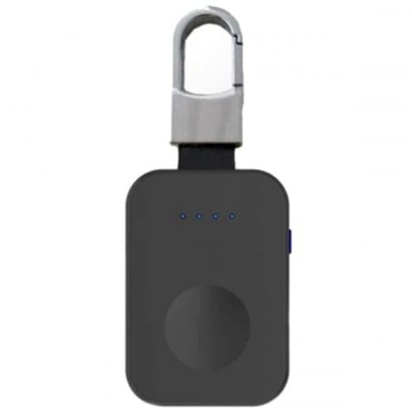 Mini Key Chain Fast Wireless Charger For Apple Watch Black Chargers & Docking Stations