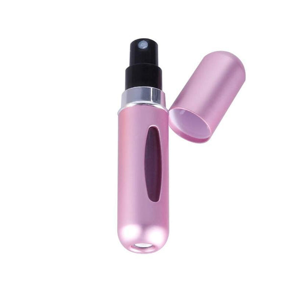 Bottle Traps Portable Mini Refillable Perfume Atomizer High Grade Electroplated Aluminium Small Empty Spray Travel Bottles & Containers