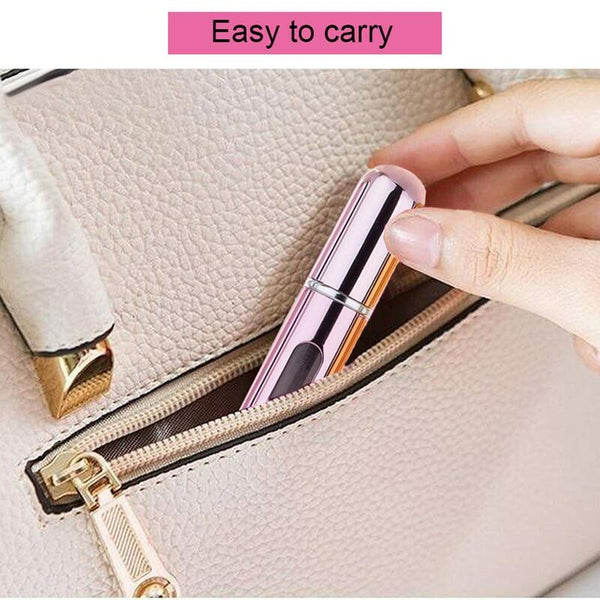 Bottle Traps Portable Mini Refillable Perfume Atomizer High Grade Electroplated Aluminium Small Empty Spray Travel Bottles & Containers