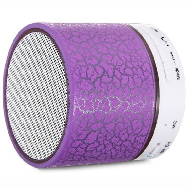 Portable Mini Wireless Led Bluetooth Speaker Super Bass Loudspeaker Stereo Music Player Purple