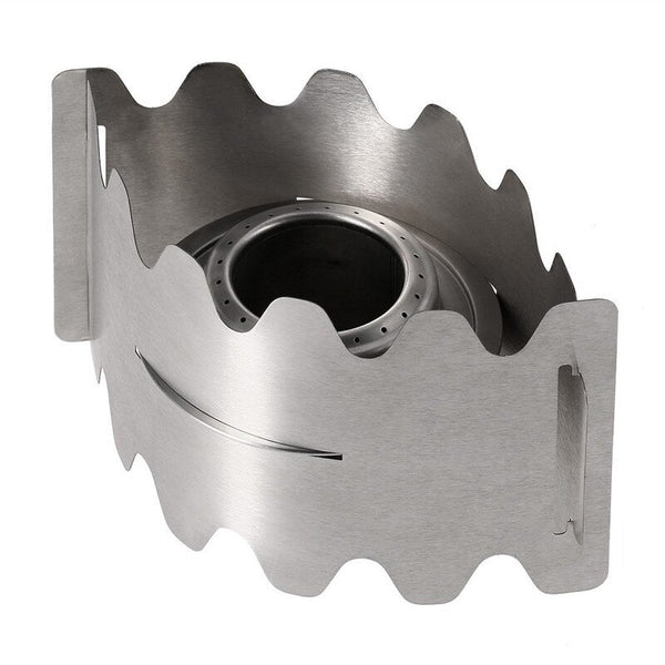 Outdoor Alcohol Stove With Windproof Plate Windscreen Shield Stand For Camping Hiking Backpacking Camping Stoves