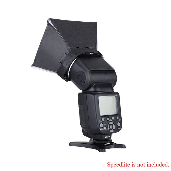 Photography Flash Diffuser Mini Softbox Kit For Canon Eos Nikon Pentax Sony Sigma Dslr Speedlite Flash Diffusers
