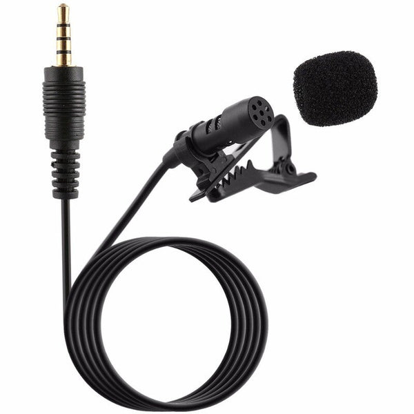 Professional Grade Lavalier Microphone 3.5Mm Jack Hands Free Omnidirectional Easy Clip On Perfect For Recording Live Microphones & Wireless Systems