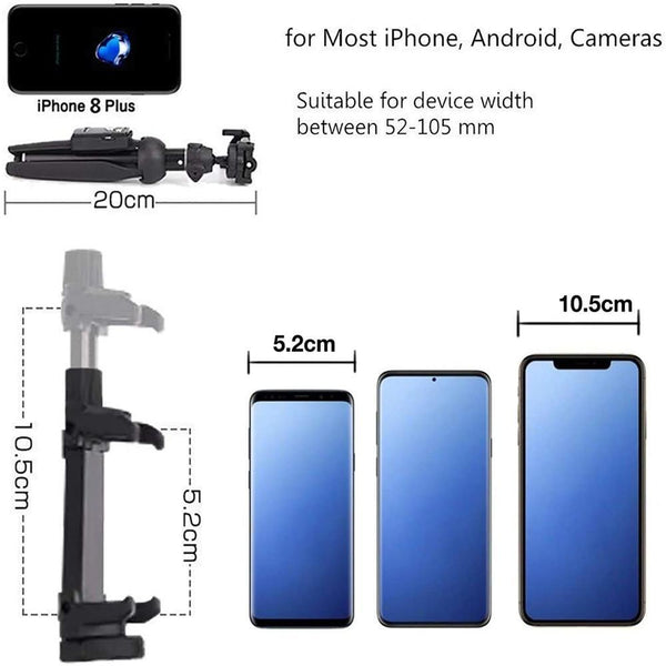 Portable Selfie Stick Phone Tripod With Wireless Remote Shutter Mobile Accessories