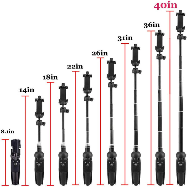 Selfie Stick Phone Tripod With Wireless Remote Shutter Mobile Accessories Selfie Sticks