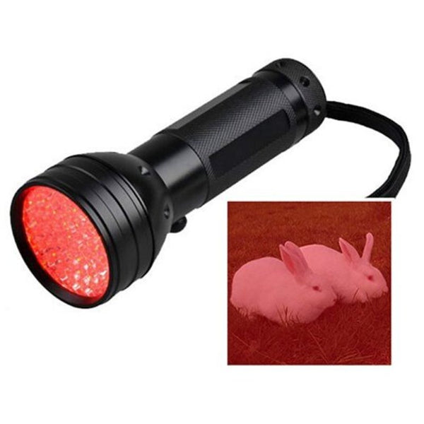 Portable Special Red Light Flashlight Signal Lamp Black
